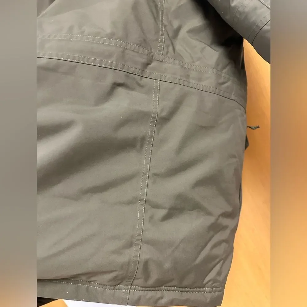 The North Face 3XL 550 Hyvent Goose Down Parka Jacket Olive Camo Green